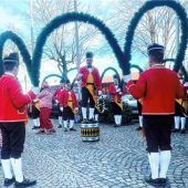 Kolbermoorer Schäffler in Prien zu Gast