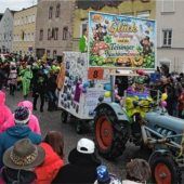 Tüßlinger Narretei: Tausende begeisterte Zuschauer auf dem Marktplatz