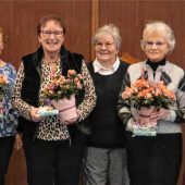 Ehrungen bei der Jahresversammlung des Frauenbundes