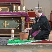 Palmbuschen für Aschenauflegung