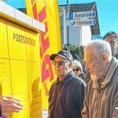 Neue Poststation am Bahnhof in Übersee