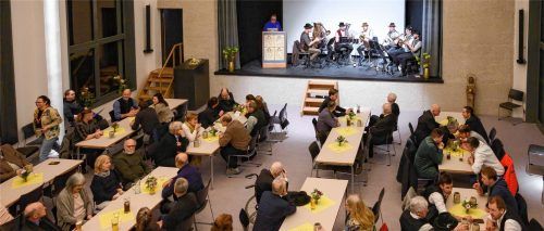 Ein Blick in den neuen Saal des Rotter Pfarrheims, der vor Kurzem feierlich neu eröffnet wurde.Foto Klemmer