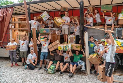 Abladen im Kosovo. Foto re