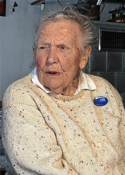 Anna Hamberger ist am 1. Februar im Alter von 101 Jahren verstorben. Foto Wörndl