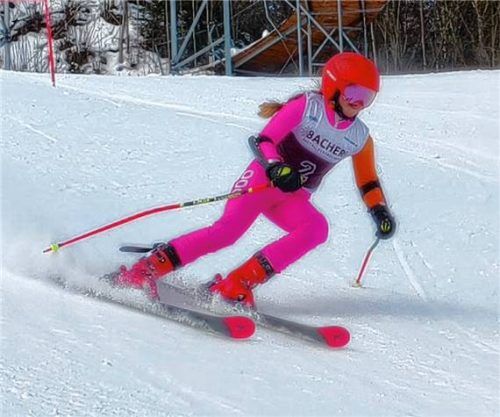 Anna Stuchly wurde Erste bei den U12-Mädchen.Foto re