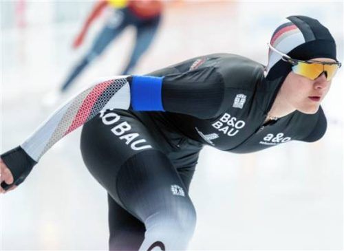 Ashley Völker läuft beim Junioren-Weltcup.Foto Ernst Wukits