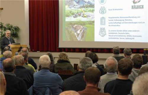 Bei der Infoveranstaltung zum Thema Nahwärme.