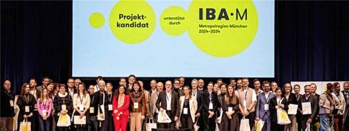Bei der Projektkandidaten-Veranstaltung der Internationalen Bauausstellung Metropolregion München.