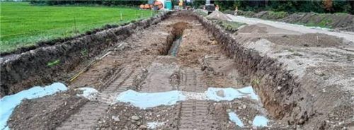 Bei der Straßensanierung wurden auch die Wasserleitungen erneuert.Foto Murner