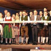 Beste Stimmung beim Patenbitten bei den Schützen in Seeon