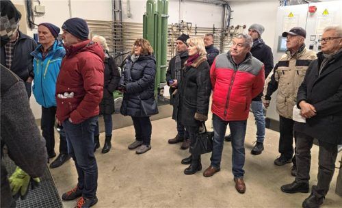 Besichtigung des Regenrückhaltebeckens des CSU-Ortsverbandes Westerndorf St. Peter.Foto CSU