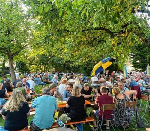 Besuchermagnet „Pop up-Biergarten“.