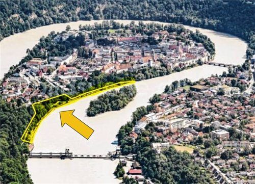 Das Arbeitsgebiet am Innufer.Foto Bund Naturschutz og wasserburg