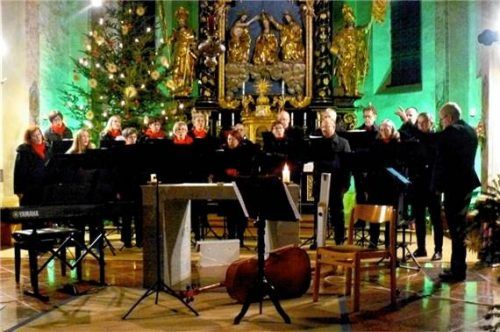 Das Ensemble Vocabile: Man freut sich bereits auf einen nächsten Auftritt dieses Chores. Foto E.Fischer
