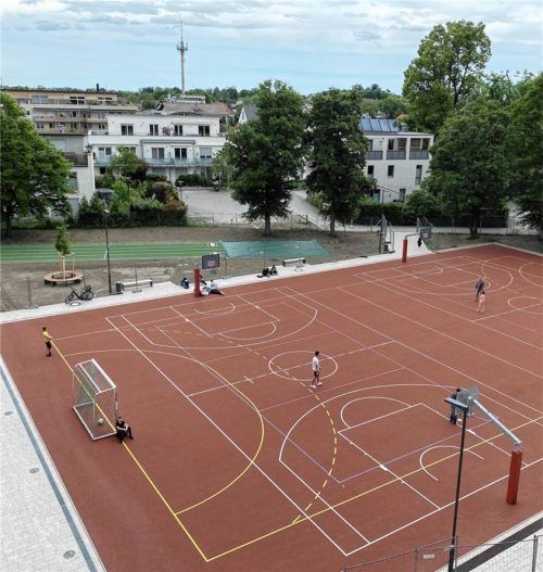 Das Freigelände der St.-Georg-Schule Bad Aibling. Foto Lagler