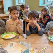 Essen lernen im Kindergarten