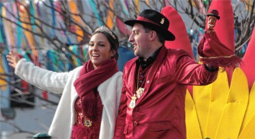 Das Neubeurer Prinzenpaar 2026: Christoph und Lena (Prinz Christoph I., Herrscher über die Carnevalsstraßen der Stocacabana, und Prinzessin Lena I., Glanzvolle Reiterin des Sambataktes). Fotos Poll