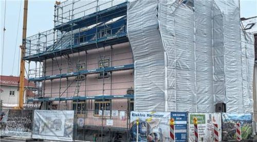 Derzeit noch eingerüstet: das Haus des Gastes. Foto Kirchner