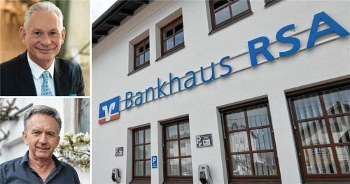Die angeschlagene RSA-Bank möchte mit der „meine Volksbank Raiffeisenbank“ aus Rosenheim mit Vorstandsvorsitzendem Wolfgang Altmüller (oben) über eine Fusion sprechen. Karl Fischberger möchte mit der Interessengemeinschaft „Rettet die RSA-Bank“ die Eigenständigkeit erhalten. Foto Anja Leitner, Die Hoffotografen GmbH