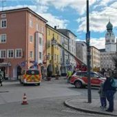 Feuer in der Innenstadt