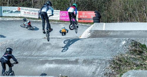 Die Kolbermoorer Vereine wie beispielsweise der SV-DJK, dessen BMX-Sportler eine neue Bahn wollen, hoffen auf große Unterstützung durch den neuen Bürgermeister. Foto Thomae
