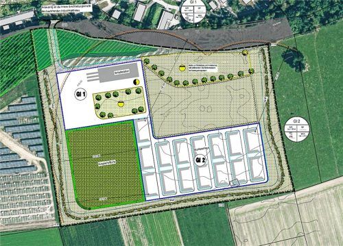 Die neuen Pläne der Erweiterung in Aschau-Werk sehen nur noch 15 Lager-Bunkeranlagen vor.  Gemeinde Aschau