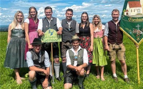 Die Vorstandschaft der Landjugend aus Evenhausen.Fotos ca