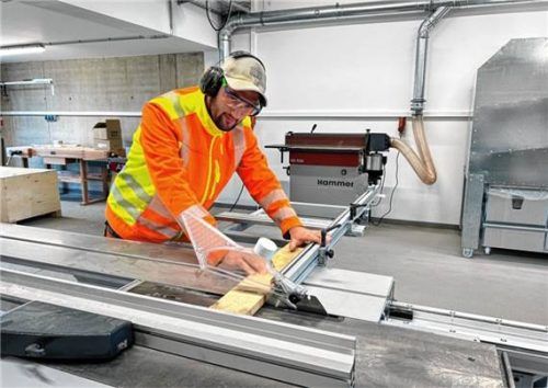 Endlich ausreichend Platz zum arbeiten.Foto thomas esser