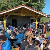 Neue Gerätehütte am Sportplatz