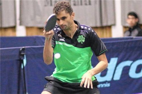 Florian Ludwig verpasste sowohl im Einzel wie auch im Doppel gute Möglichkeiten.Foto Gerhard Erlich