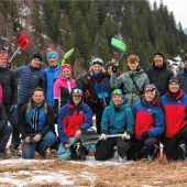 Wenig Schnee, dafür aber viel Gaudi