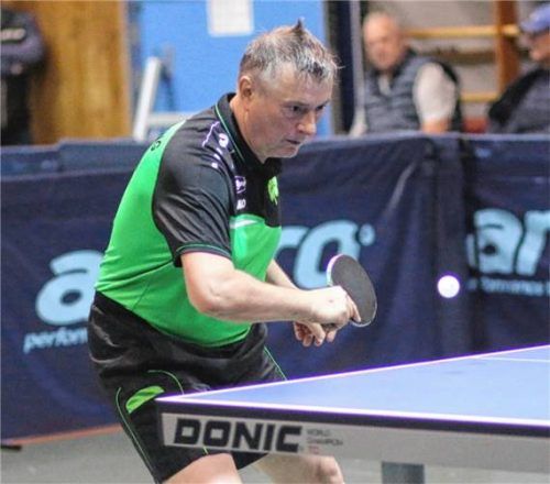 Günter Englmeier bot in beiden Spielen eine überzeugende Vorstellung.Foto Gerhard Erlich