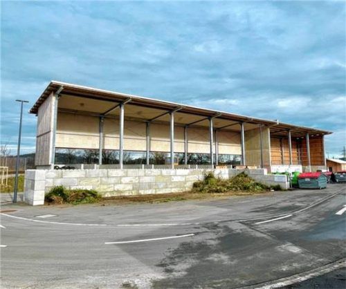 Gut erreichbar, modern gestaltet: der neue Wertstoffhof.