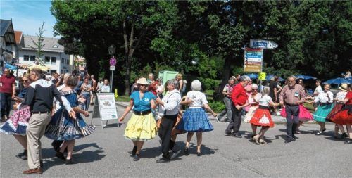 Gute Stimmung beim Bürgerfest.Foto bjn