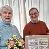 Helga Keppner spendet Kupferstiche