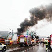 Brandursache in Kfz-Werkstatt in Au noch völlig unklar