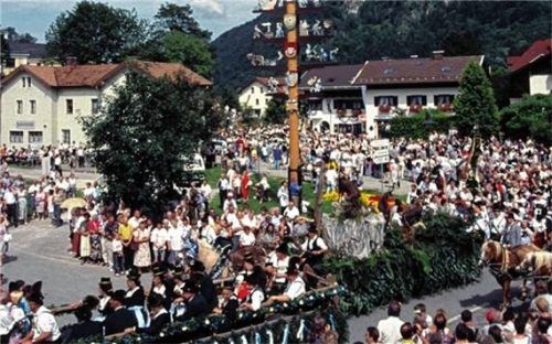 Im Jahr 1996 war die Gemeinde letztmals Gastgeber des Gaufestes.Foto Scheck
