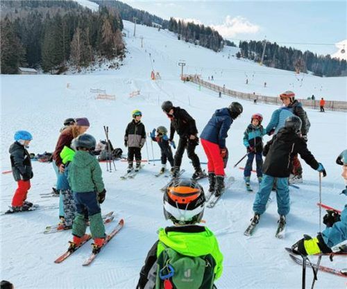 Im Schnee hatten alle ihren Spaß. Foto Caritas Kinderdorf Irschenberg
