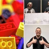 Römerstadt aus Spielzeugsteinen