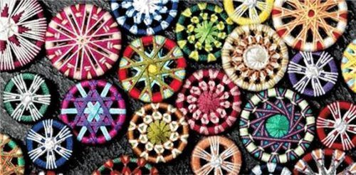 Kunstvolle Posamentenknöpfe sind bereits seit dem späten Mittelalter bekannt. Foto re