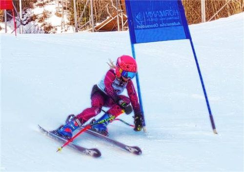 Maya Lerchenberger fuhr die beste weibliche Zeit des Tages. Foto re