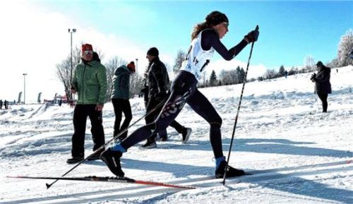 Miriam Lindauer holte sich den Titel im Distanzlauf der Schülerinnen 13.Foto re