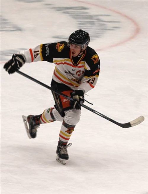 Nick Vogel erzielte den Treffer zum zwischenzeitlichen 3:1.Foto Hadersbeck