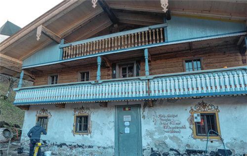 Noch arbeiten Handwerker am Streichen. Nächsten Sommer soll hier eröffnet werden. Foto Stefan Rossmann