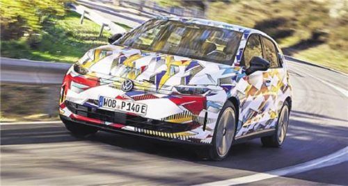 Noch getarnt: Volkswagen hat erste Bilder und Informationen zum vollelektrischen ID.Polo herausgegeben. Foto VW