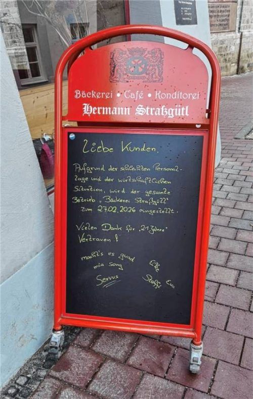 Personalmangel und Umsatzeinbußen sind der Grund für die Schließung. Foto Weinfurtner