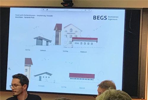 Putz und freie Wahl bei der Farbe oder Holz? Der Gstadter Gemeinderat sprach sich mehrheitlich für eine Putzfassade aus. Foto Dachs
