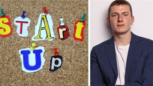 Raphael Unterreiner (17) aus Stephanskirchen hat mit 14 Jahren sein erstes Unternehmen gegründet. Mit seinem Buch möchte er andere junge Menschen dabei unterstützen. Foto Imago/Steinach/Unterreiner