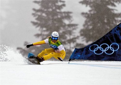 Schnelle Mama: Amelie Kober war bei den Spielen 2010 bereits schwanger.Foto Imago Images