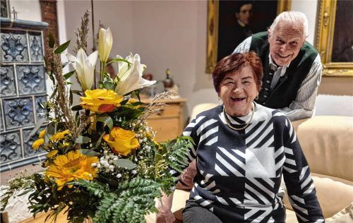 Seit 60 Jahren sind Christa und Franz Gössl nun verheiratet. Noch immer sind sie glücklich. Fotos Aberle/Privat